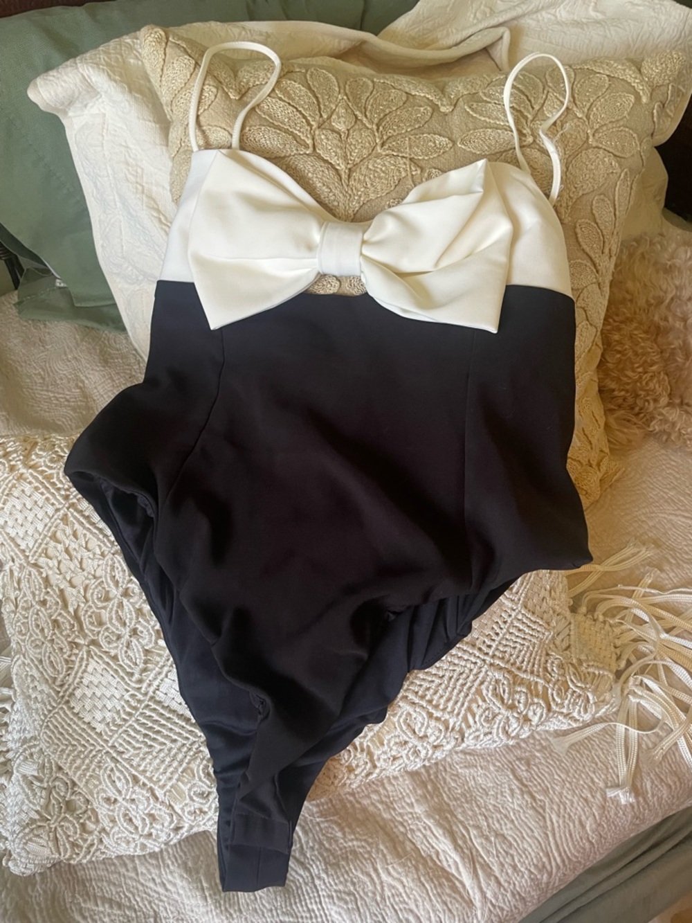 Zara Black Dress with White Accent